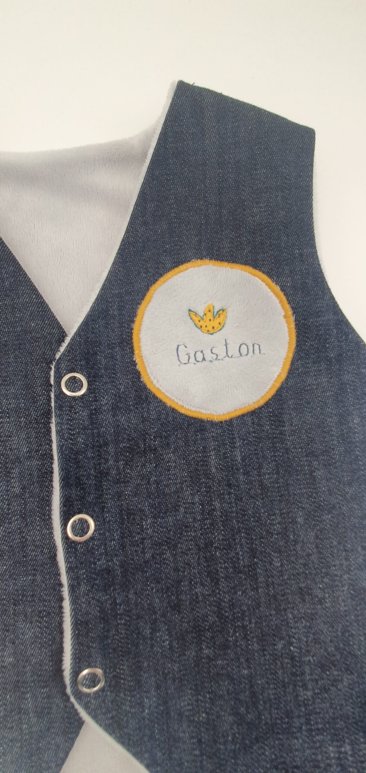 Personnalisation gilet Gaston